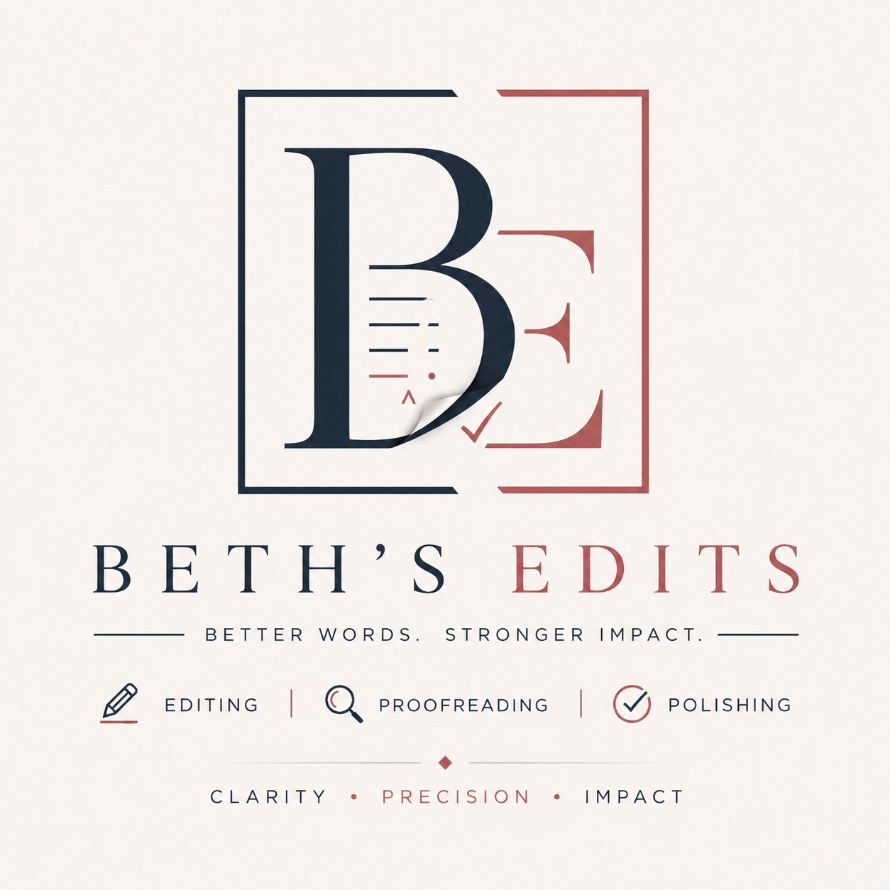 Beth's Edits logo